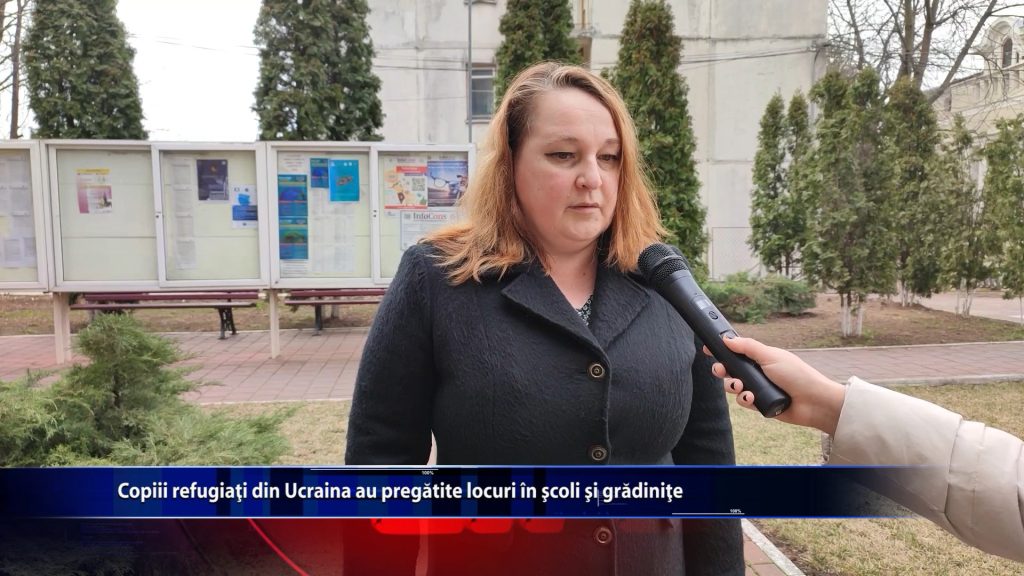 Copiii refugiati din Ucraina au pregatite locuri in scoli si gradinite