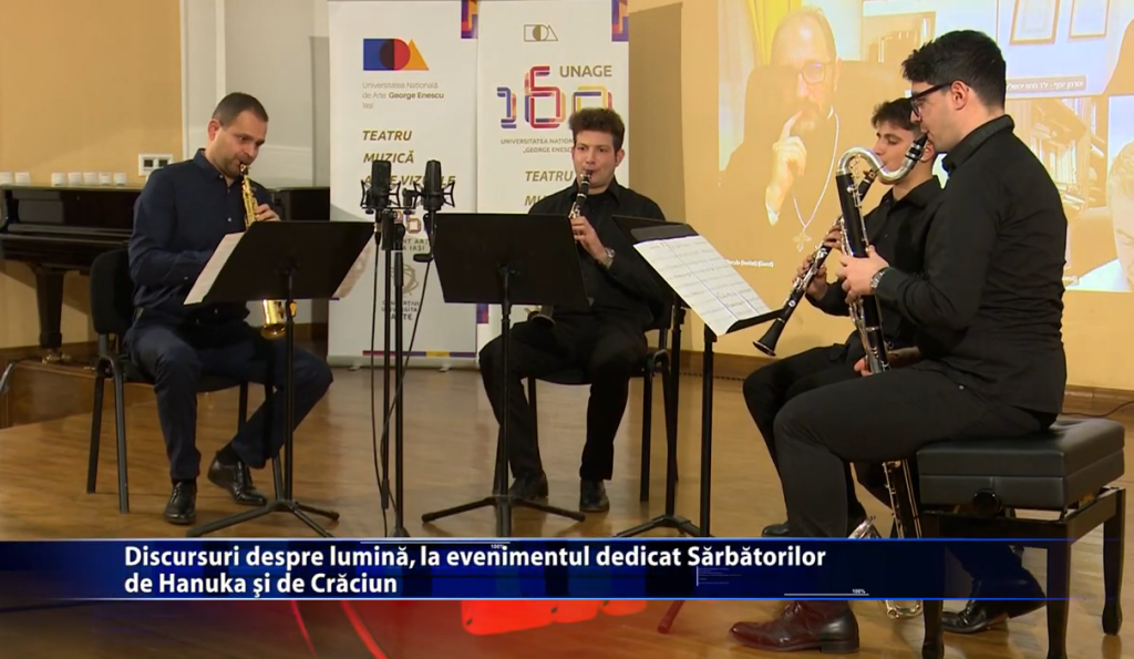Discursuri despre lumina, la evenimentul dedicat Sarbatorilor de Hanuka si de Craciun