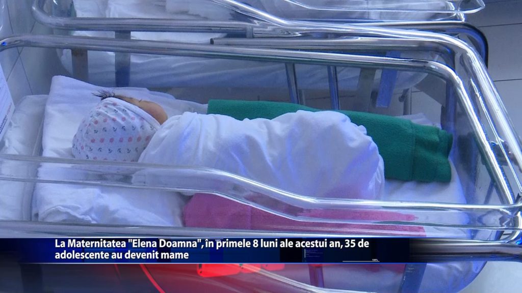 La Maternitatea ,,Elena Doamna”, in primele 8 luni ale acestui an, 35 de adolescente au devenit mame