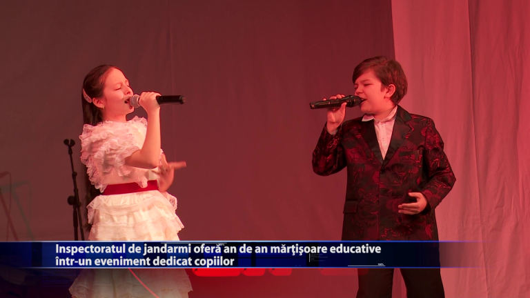 Inspectoratul de jandarmi ofera an de an martisoare educative intr-un eveniment dedicat copiilor