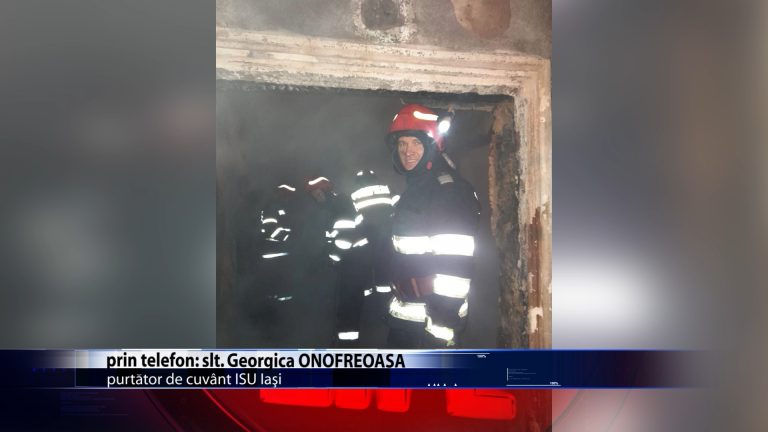 O femeie in varsta de 60 de ani, din comuna Cristești a murit din cauza unui incendiu care i-a cuprins locuința