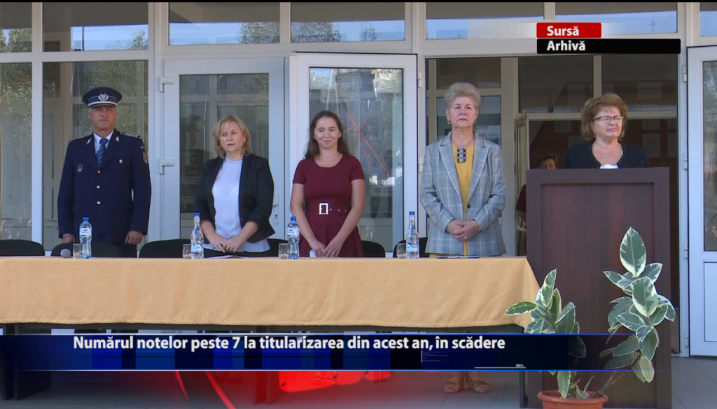 Numarul notelor peste 7 la titularizarea din acest an, in scadere