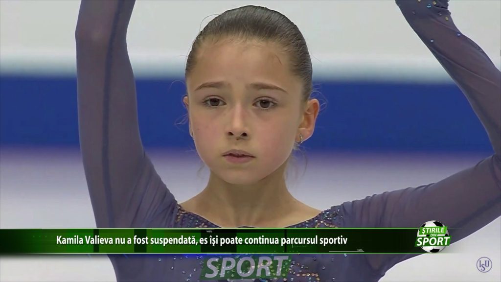 Kamila Valieva nu a fost suspendata, ea isi poate continua parcursul sportiv