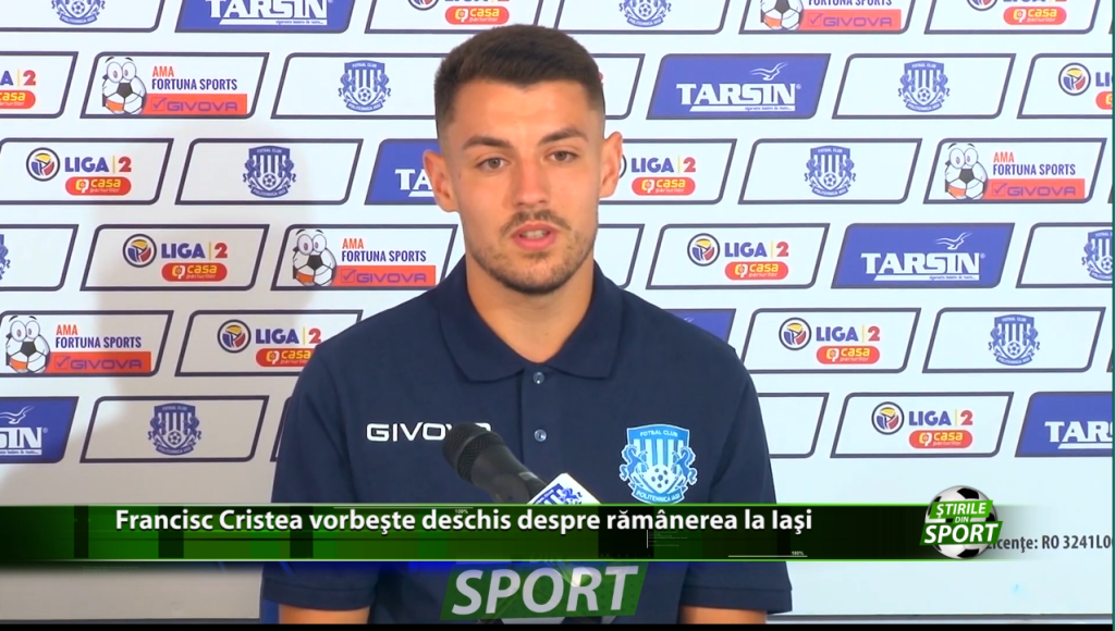 Francisc Cristea vorbește deschis despre rămânerea la Iași
