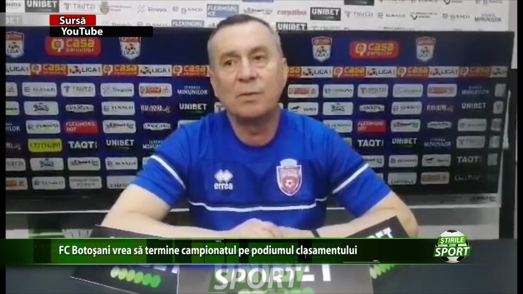 FC Botosani vrea sa termine campionatul pe podiumul clasamentului