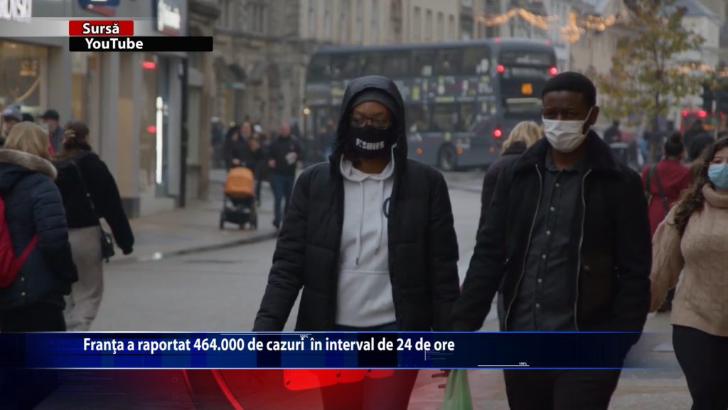Franta a raportat peste 464.000 de cazuri in interval de 24 de ore
