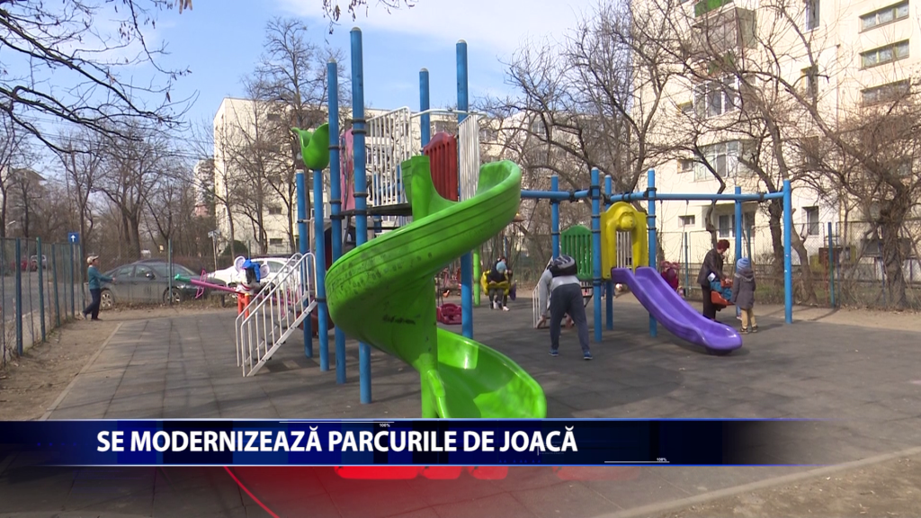 Primaria a demarat procedurile de modernizare a inca 28 de spatii de joaca pentru copii