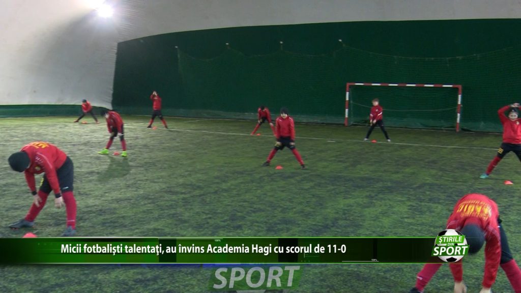 Micii fotbalisti talentati, au invins Academia Hagi cu scorul de 11-0