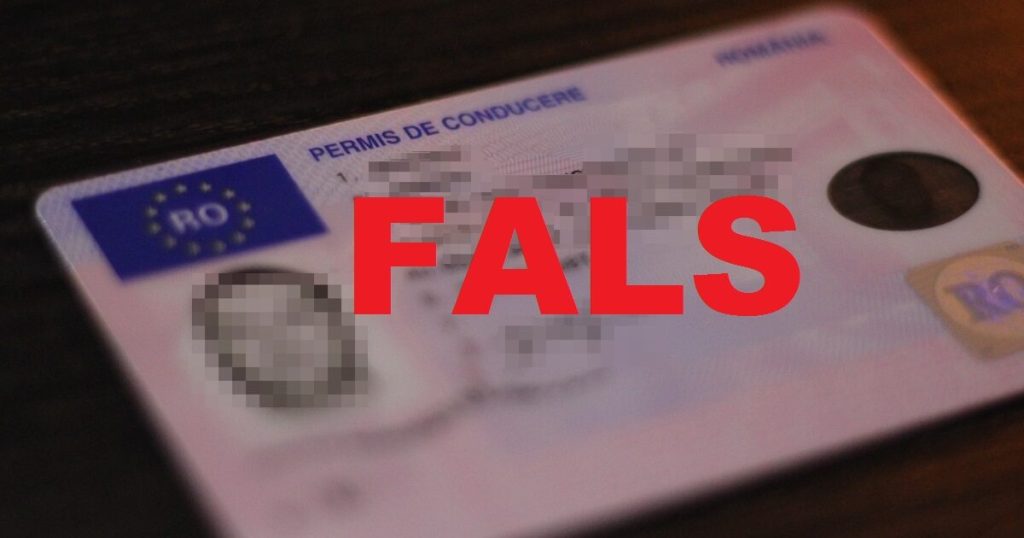 1.650 de euro, preţul unui permis de conducere fals, descoperit la frontieră
