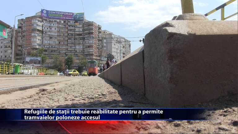 Refugiile din stații trebuie reabilitate pentru a permite tramvaielor poloneze accesul