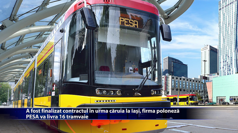 A fost finalizat contractul in urma caruia la Iasi, firma poloneza PESA va livra 16 tramvaie