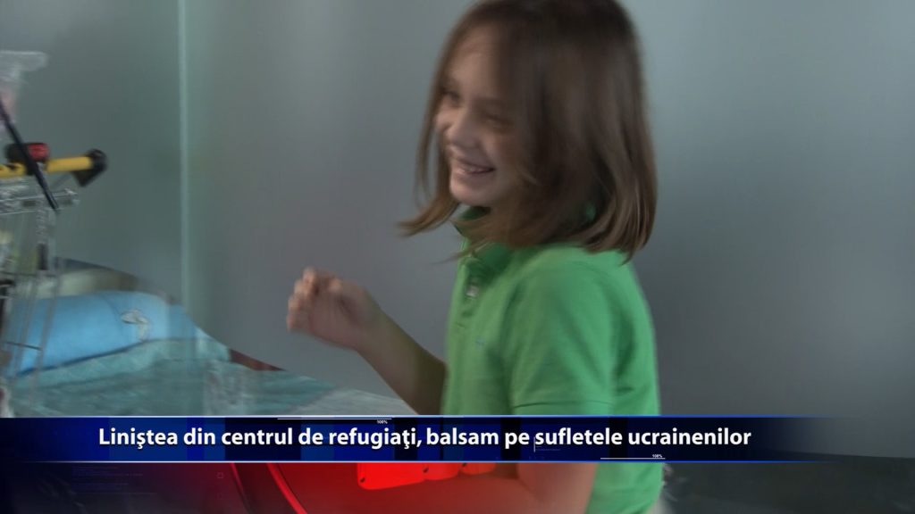 Linistea din centrul de refugiati, balsam pe sufletele ucrainenilor