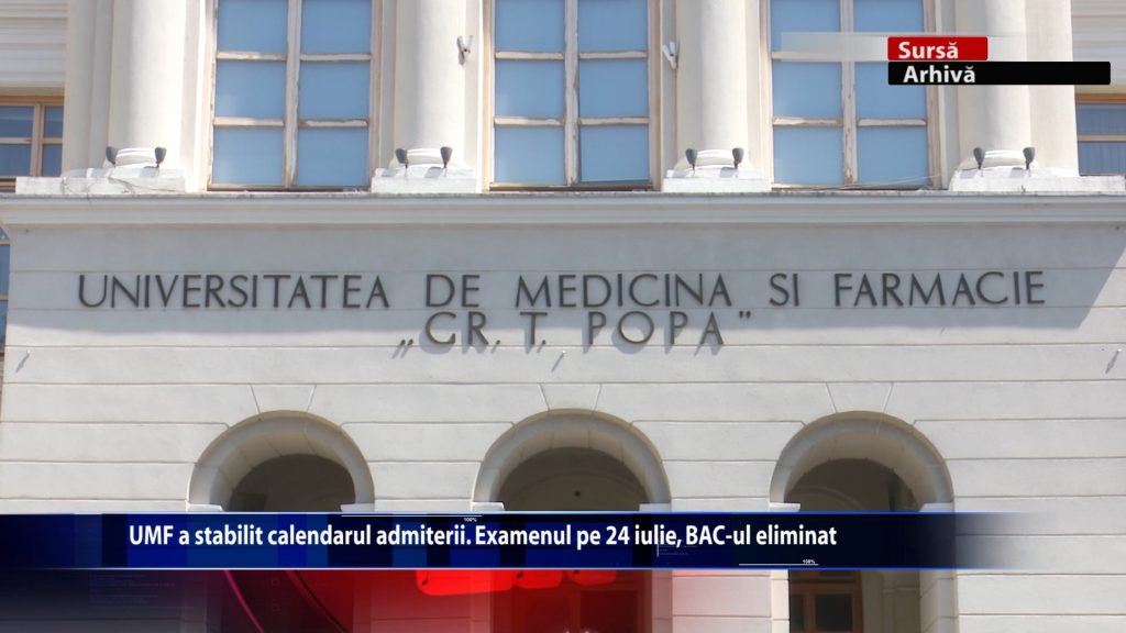 UMF a stabilit calendarul admiterii. Examenul pe 24 iulie, BAC-ul eliminat