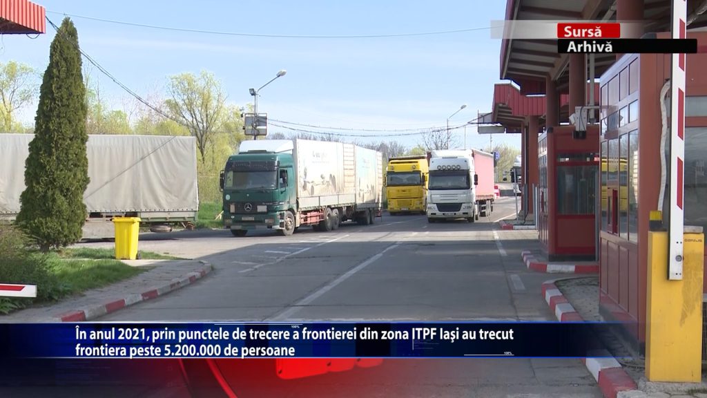 In anul 2021, prin punctele de trecere a frontierei din zona ITPF Iasi au trecut frontiera peste 5.200.000 de persoane