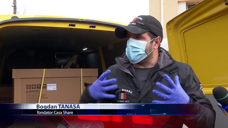 Fondatorul „Casa Share” a donat Spitalului de Boli Infectioase un aparat care face 450 de teste pe zi