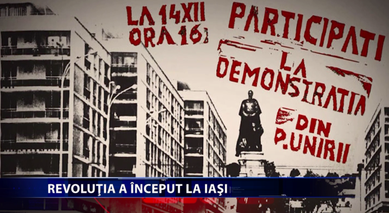 Putini au fost cei care si-au amintit pe s-a intamplat la Iasi pe 14 decembrie 1989