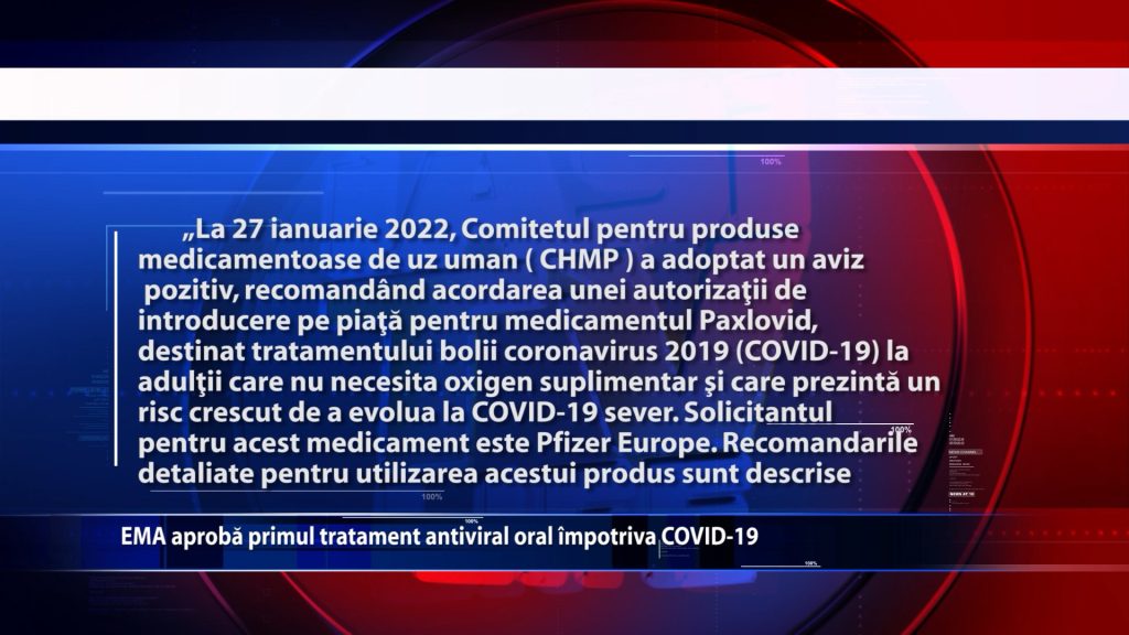EMA aproba primul tratament antiviral oral împotriva COVID-19