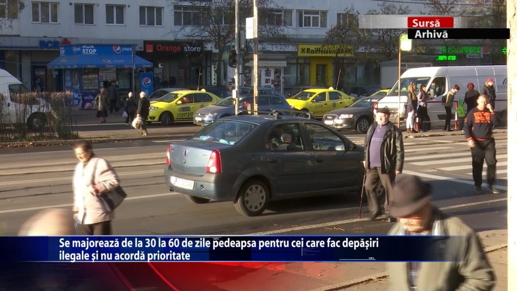 Se majoreaza de la 30 la 60 de zile pedeapsa pentru cei care fac depasiri ilegale si nu acorda prioritate