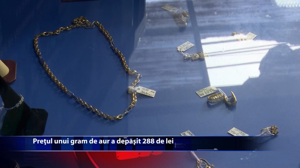 Pretul unui gram de aur a depasit 288 de lei