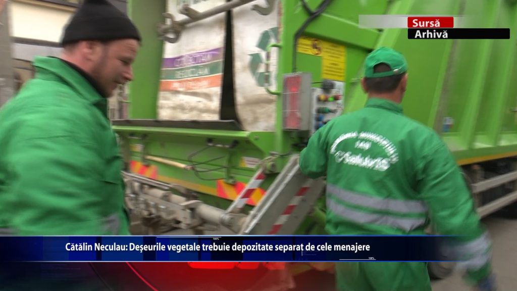 Catalin Neculau: Deseurile vegetale trebuie depozitate separat de cele menajere