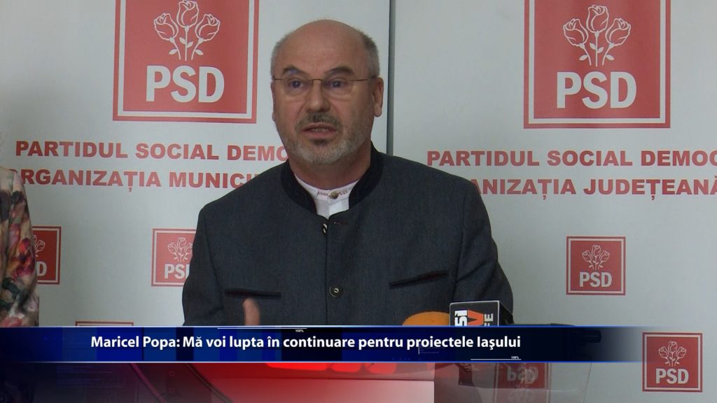 Maricel Popa: Ma voi lupta in continuare pentru proiectele Iasului