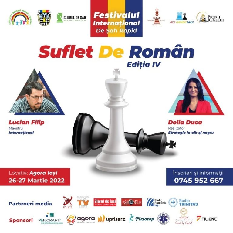 Festivalul Internațional de șah rapid “Suflet de român”- ed. a IV- a