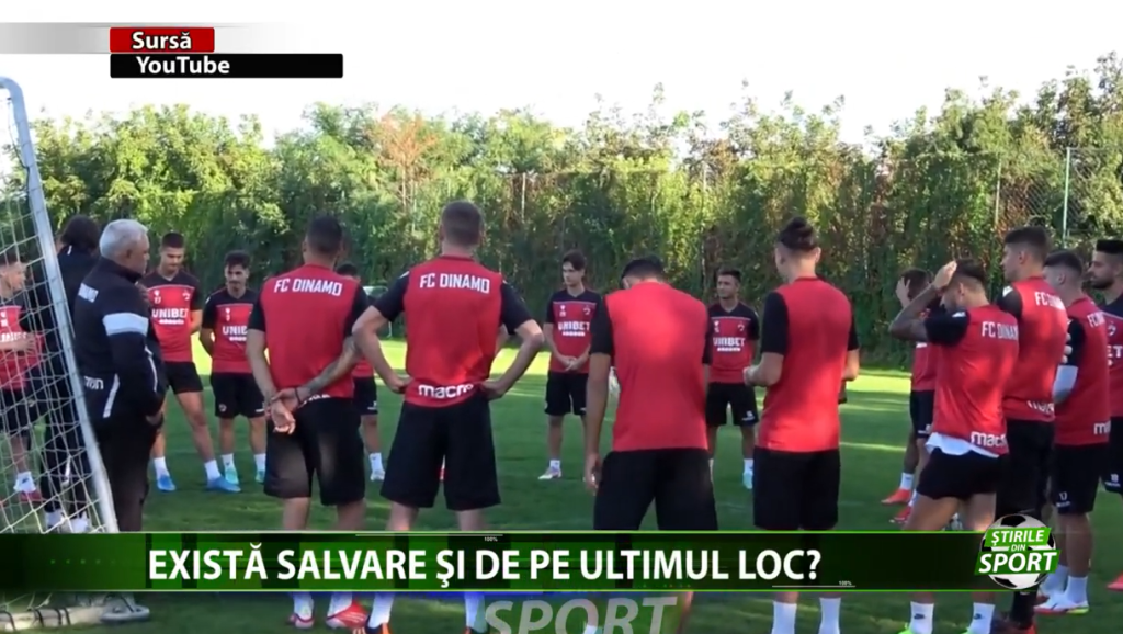 Dinamo s-ar putea salva chiar daca termina pe loc de retrogradare