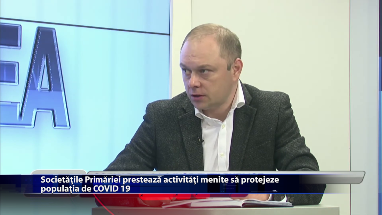 Societatile Primariei presteaza activitati menite sa protejeze populatia de COVID 19