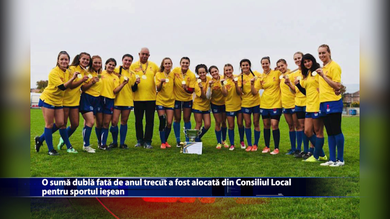 O suma dubla fata de anul trecut a fost alocata din Consiliul Local pentru sportul iesean