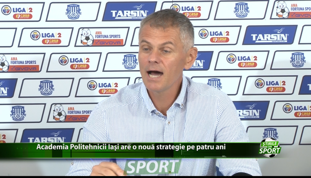 Academia Politehnica Iasi are o noua strategie pe patru ani. Primele declaratii ale noului manager, Cezar Honceriu