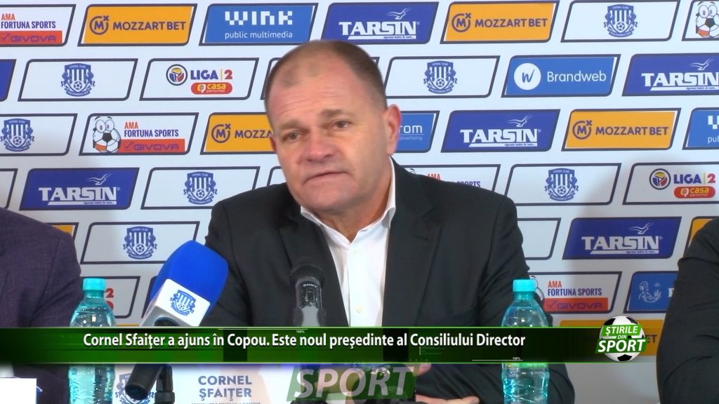 Cornel Sfaiter a ajuns in Copou. Este noul presedinte al Consiliului Director. Prima declaratie oficiala a noului lider de la Poli