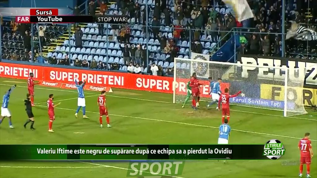 Valeriu Iftime este negru de suparare dupa ce echipa sa a pierdut la Ovidiu