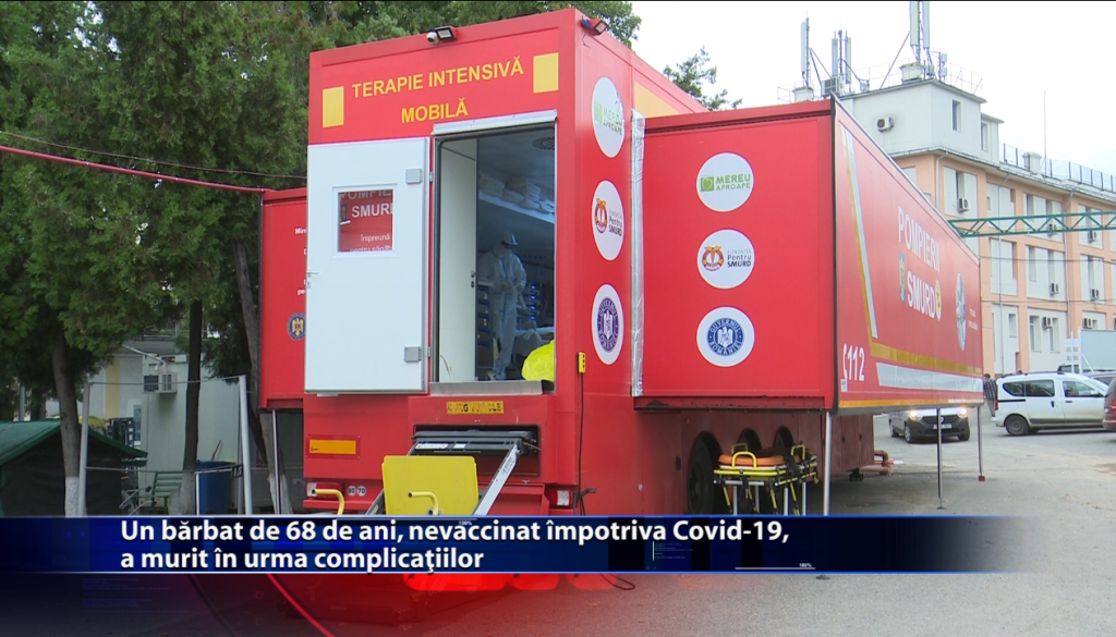 Un barbat de 68 de ani, nevaccinat împotriva Covid-19, a murit în urma complicațiilor