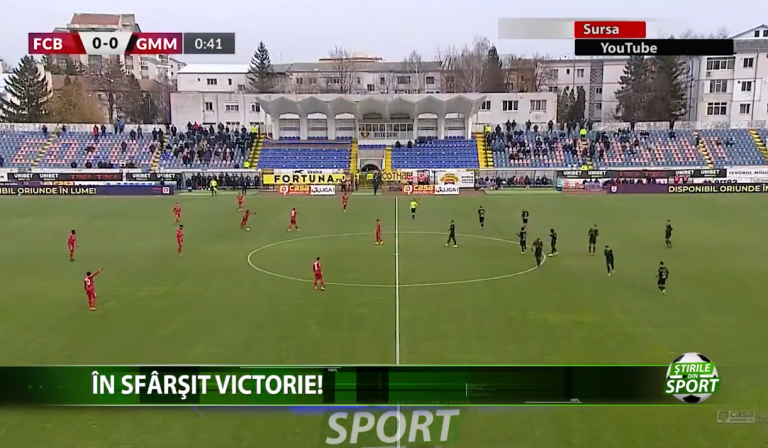 FC Botosani a castigat in ultimul meci de pe „Municipal”, din 2021, impotriva Gaz Metanului