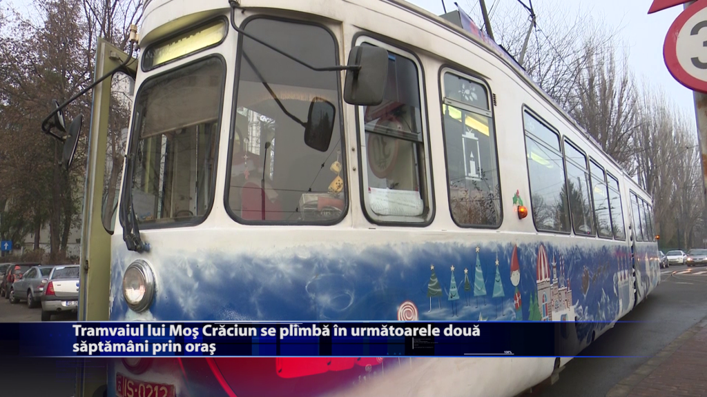 Tramvaiul lui Mos Craciun se plimba in urmatoarele doua saptamani prin oras
