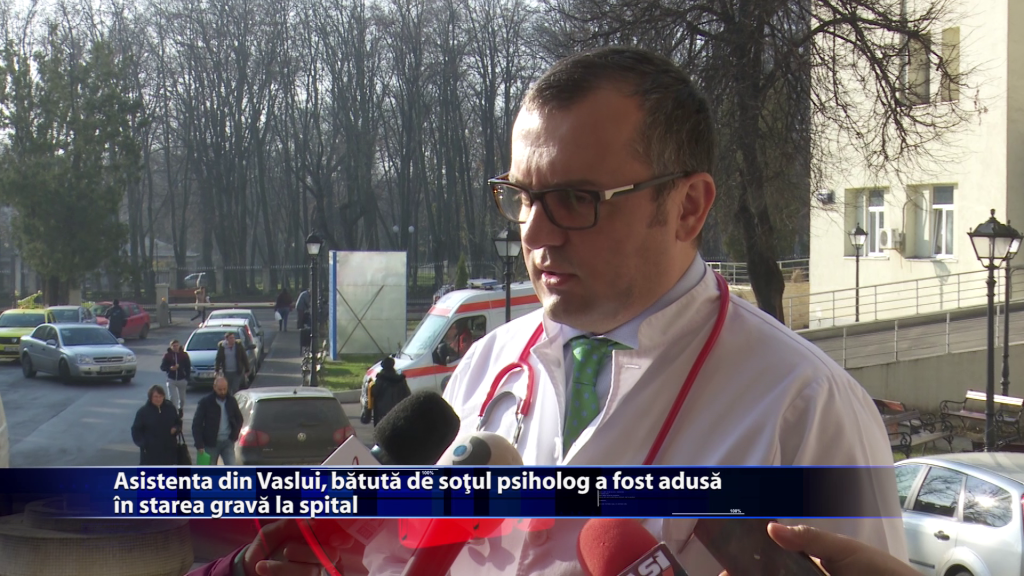 Asistenta din Vaslui, batuta de sotul psiholog a fost adusa in stare grava la spital