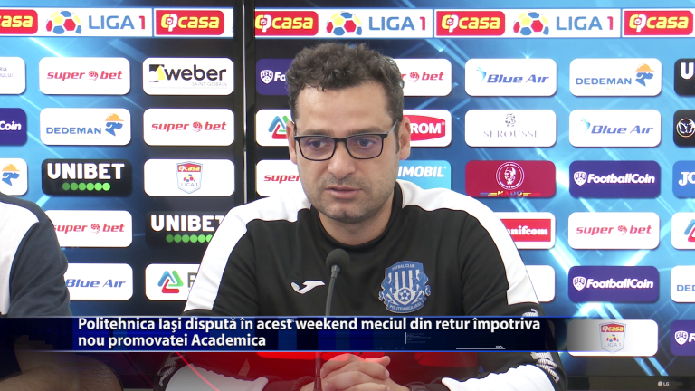 Politehnica Iasi disputa in acest weekend meciul din retur impotriva nou promovatei Academica