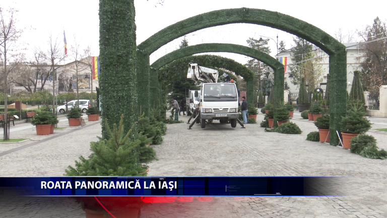 O roata panoramica, cu o inaltime de 30 de metri, va domina Targul de Craciun de la Iasi