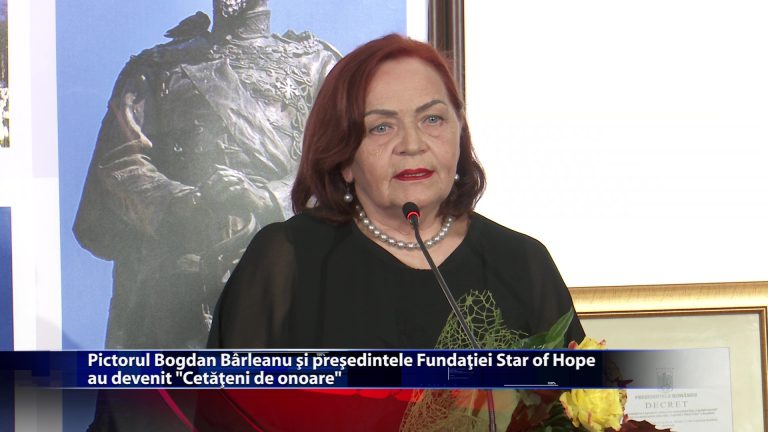 Pictorul Bogdan Bareanu si presedintele Fundatiei Star of Hope au devenit „Cetateni de onoare”