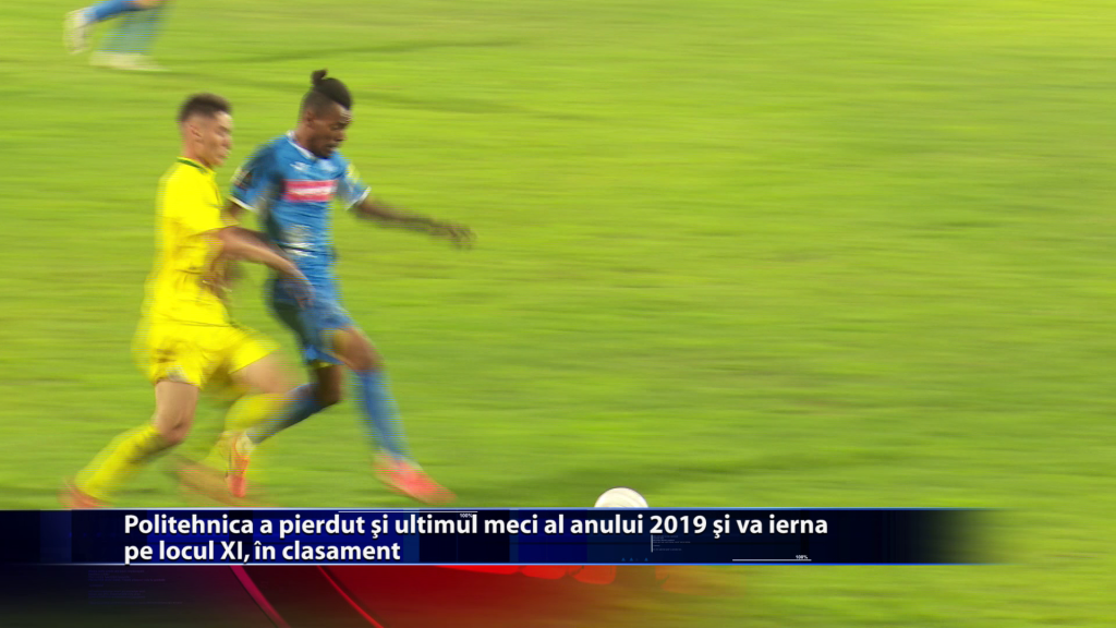 Politehnica a pierdut si ultimul meci al anului 2019 si va ierna pe locul XI, in clasament