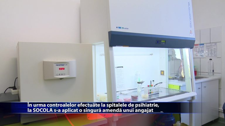 In urma controalelor efectuate la spitalele de psihiatrie, la SOCOLA s-a aplicat o singura amenda unui angajat