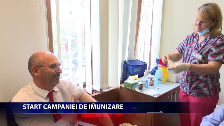 Seful judetului s-a vaccinat antigripal