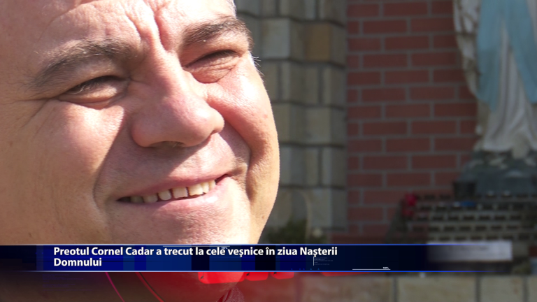 Preotul Cornel Cadar a trecut la cele vesnice în ziua Nasterii Domnului