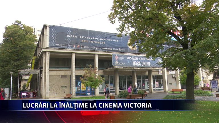 Au inceput lucrarile de hidroizolare a acoperisului cinematografului Victoria