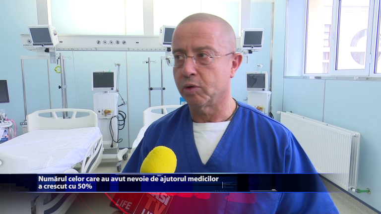 Numarul celor care au avut nevoie de ajutorul medicilor a crescut cu 50%