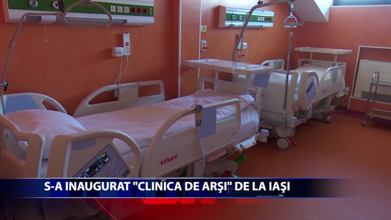 Clinica are cinci paturi unde pot fi tratati pacientii cu arsuri de peste 50% din suprafata corpului