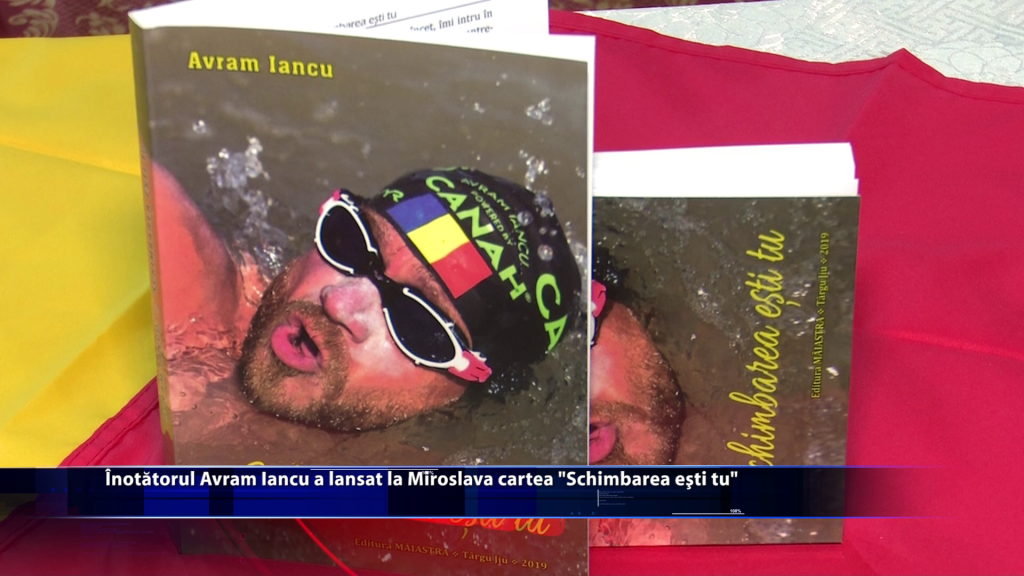 Inotatorul Avram Iancu a lansat la Miroslava cartea „Schimbarea esti tu”