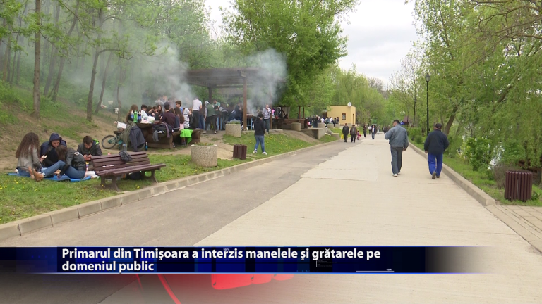 Primarul din Timisoara a interzis manelele si gratarele pe domeniul public