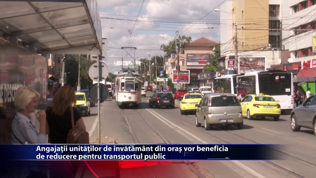 Angajatii unitatilor de invatamant din oras vor beneficia de reducere pentru transportul public