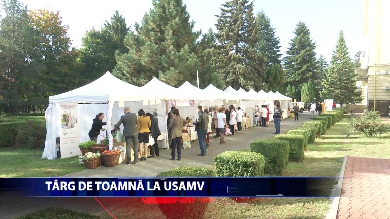 Iesenii sunt invitati sa guste din produsele traditionale romanesti expuse la Targul de toamna de la USAMV